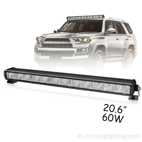 IP67 20,6 Zoll 60W 4x4 Offroad Lastwagen Led Light Bar LED Off Road Light Bar